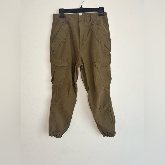 Rag & Bone Field Cotton Jogger In Dark Olive Green Size 26 - Picture 2 of 10